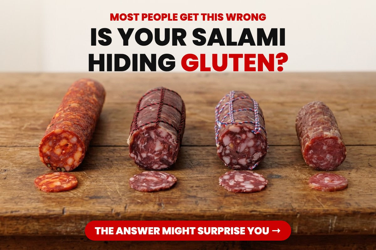 Is salami gluten free? Gluten free artisan salami from The Salami Man