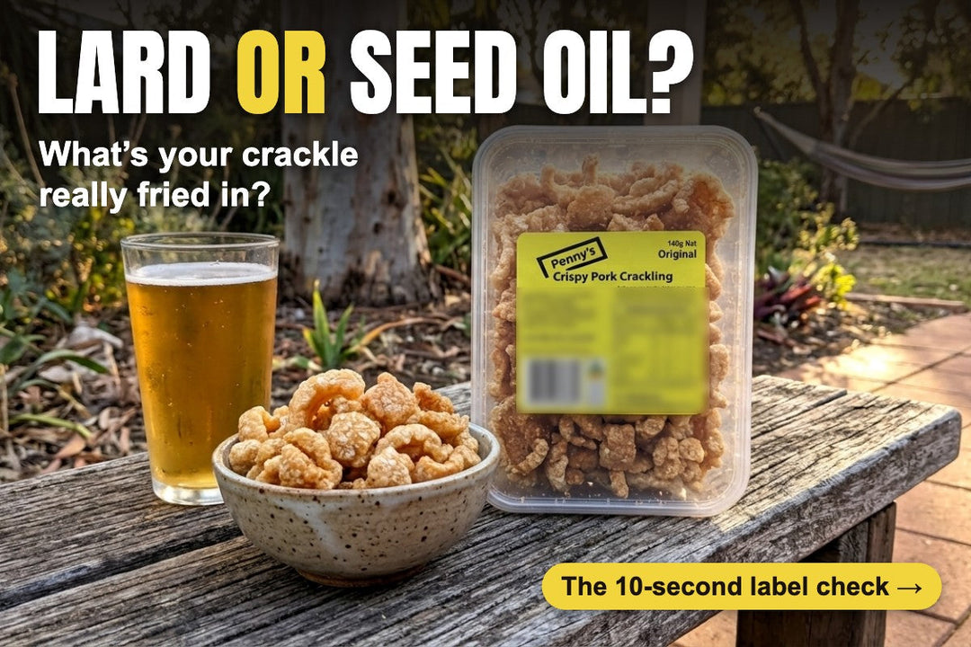 What Oil Is Pork Crackle Cooked In? Ours Is 100% Lard