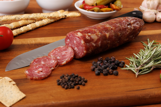 Duck and Juniper Berry Salami