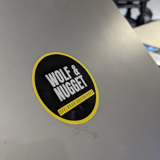 Wolf & Nugget Vinyl Support Sticker