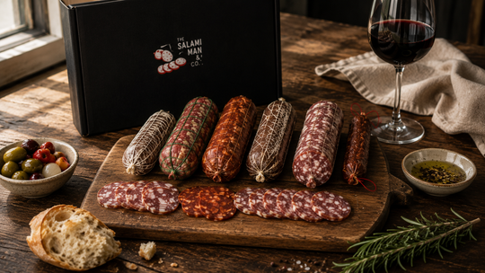 The Salamifather Bundle - Limited Edition Father's Day Gift Box | Tee + 6 Salamis