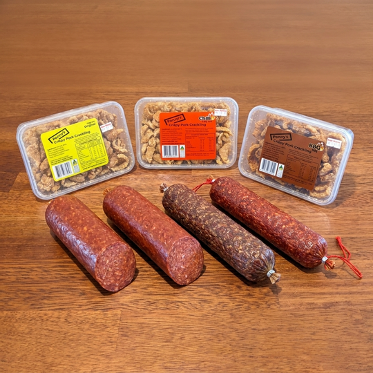 The Beer Hall Board product view with three Penny’s crackle tubs